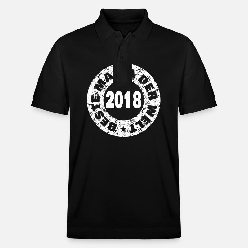 Mama 2018 - Stanley/Stella Unisex Bio-Poloshirt PREPSTER - Schwarz