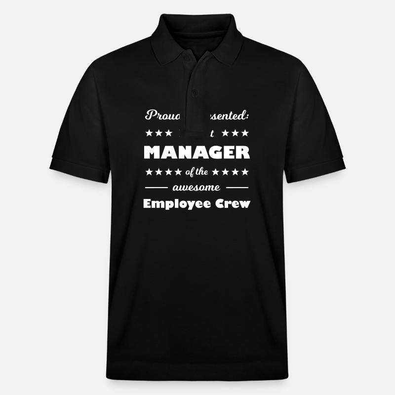 Der Chef im Team - Stanley/Stella Unisex Bio-Poloshirt PREPSTER - Schwarz