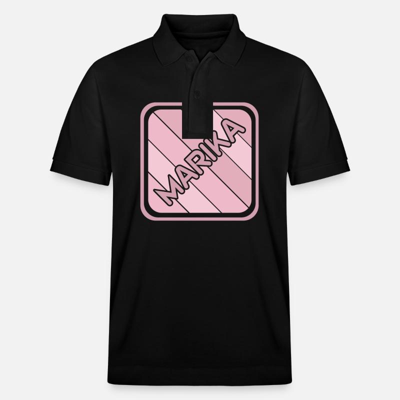 Marika - Polo PREPSTER bio Stanley/Stella Unisexe - noir