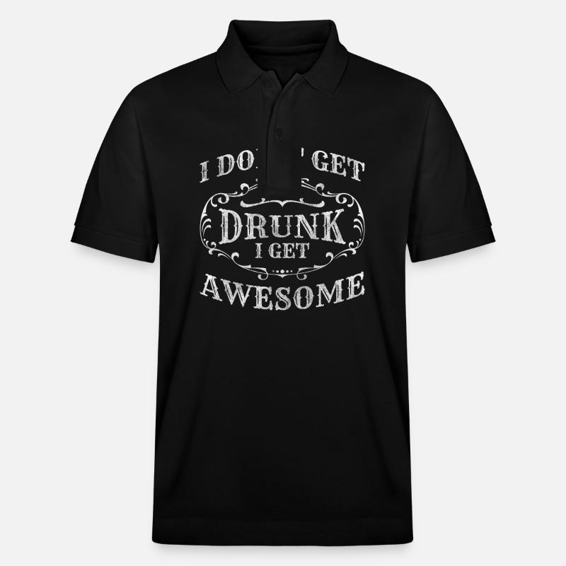 Barhopping Feiern Lustig Squad - Stanley/Stella Unisex Bio-Poloshirt PREPSTER - Schwarz