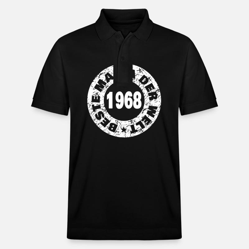 Mama 1968 - Stanley/Stella Unisex Bio-Poloshirt PREPSTER - Schwarz