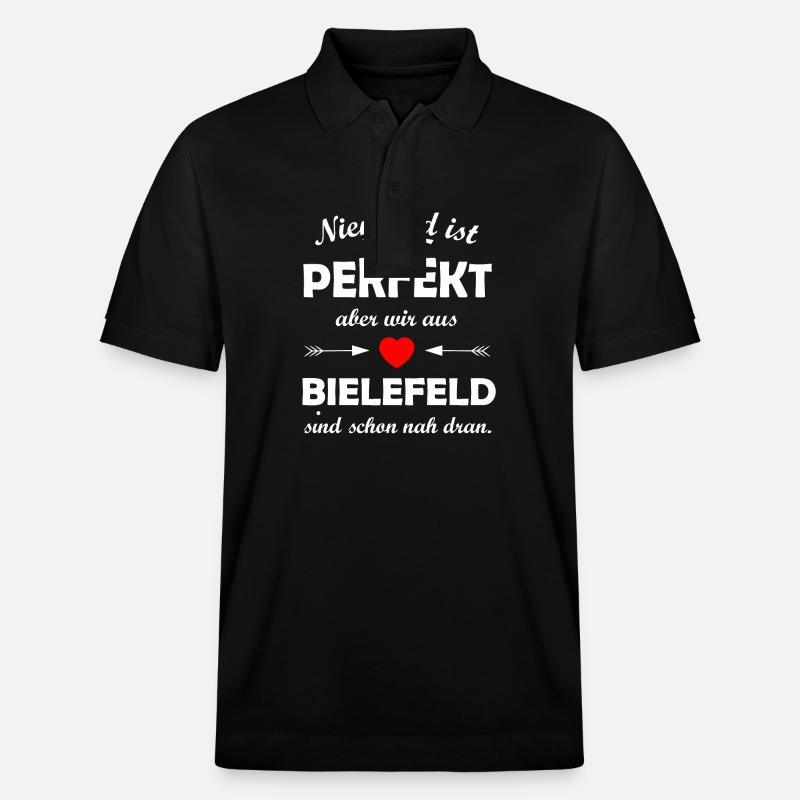 Die Fans aus Bielefeld - Stanley/Stella Unisex Bio-Poloshirt PREPSTER - Schwarz