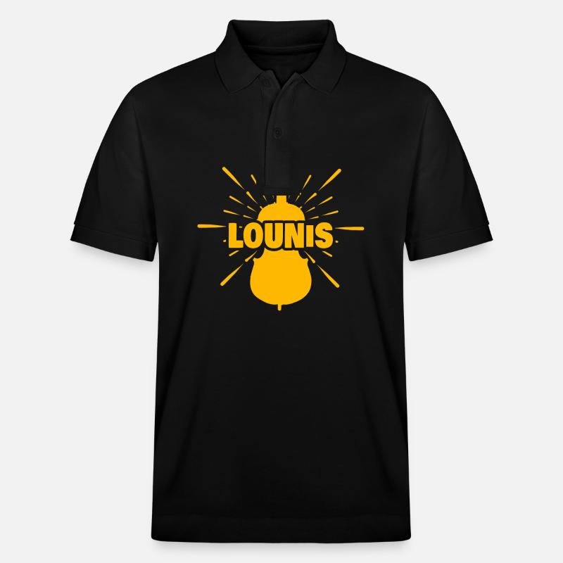 Prénom Lounis - Polo PREPSTER bio Stanley/Stella Unisexe - noir
