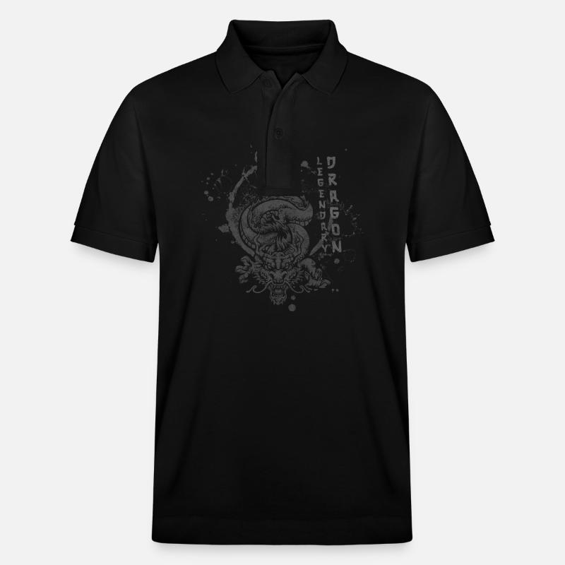 Code d’honneur des dessins d’Asie - Polo PREPSTER bio Stanley/Stella Unisexe - noir