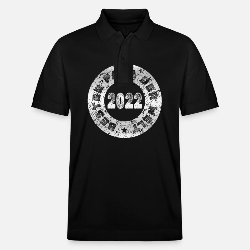 Papa 2022 - Polo PREPSTER bio Stanley/Stella Unisexe - noir