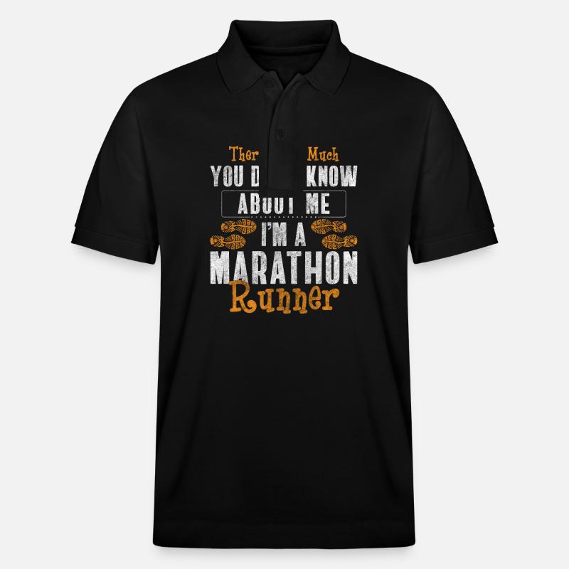 Marathon Sprinter Workout - Stanley/Stella Unisex Organic Polo Shirt PREPSTER - black