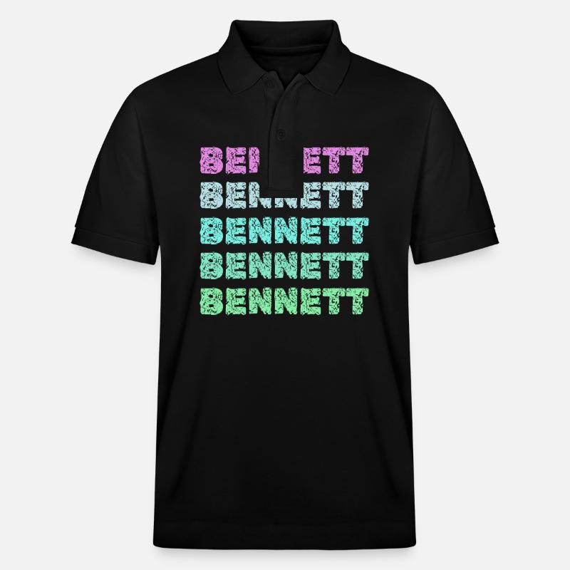Bennett Bennett - Polo PREPSTER bio Stanley/Stella Unisexe - noir