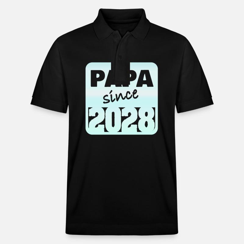 Dad 2028 - Stanley/Stella Unisex Bio-Poloshirt PREPSTER - Schwarz