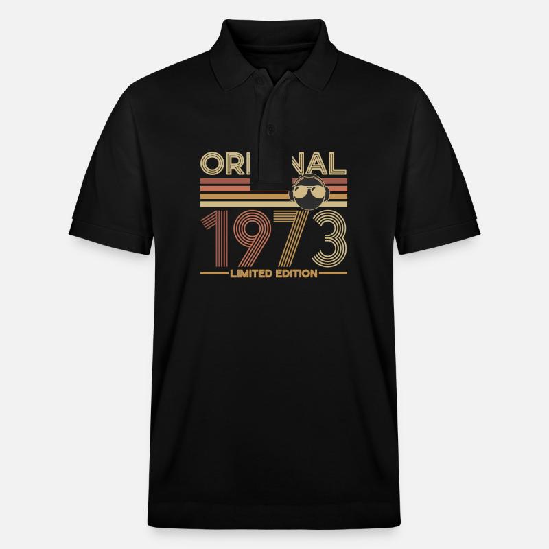 1973 - Stanley/Stella Unisex Bio-Poloshirt PREPSTER - Schwarz