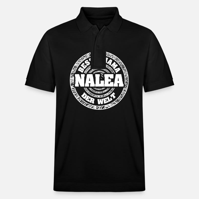 Mère Nalea - Polo PREPSTER bio Stanley/Stella Unisexe - noir