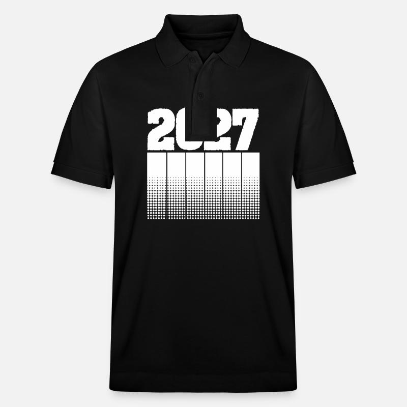 Anniversaire 2027 - Polo PREPSTER bio Stanley/Stella Unisexe - noir