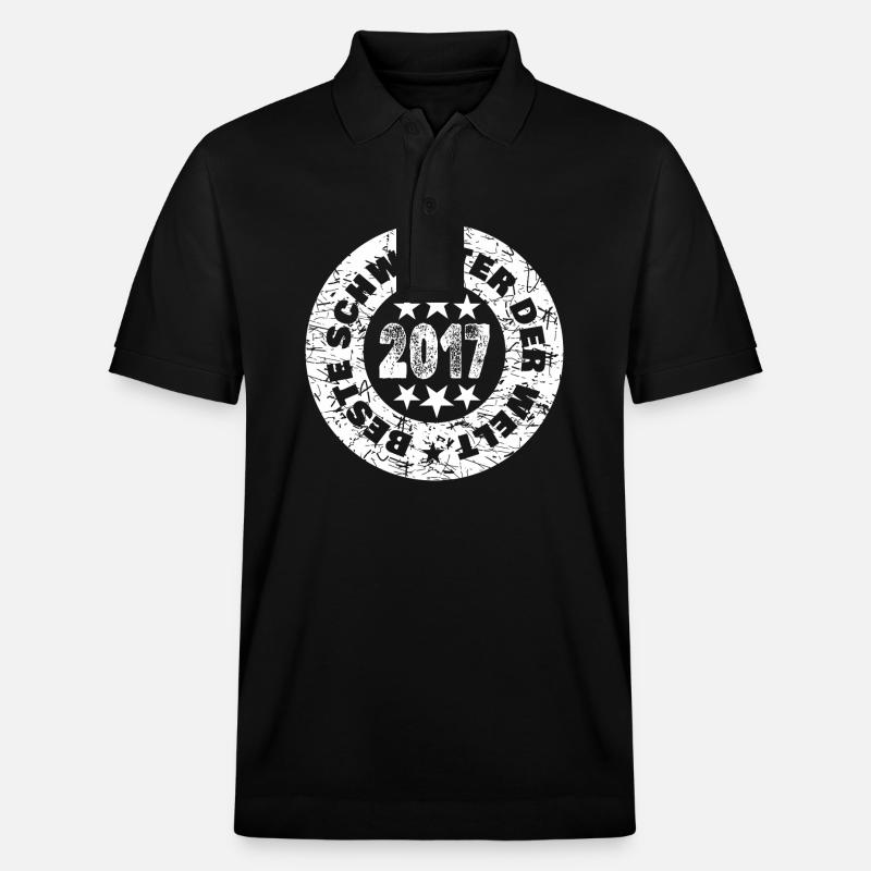 2017 - Stanley/Stella Unisex Bio-Poloshirt PREPSTER - Schwarz