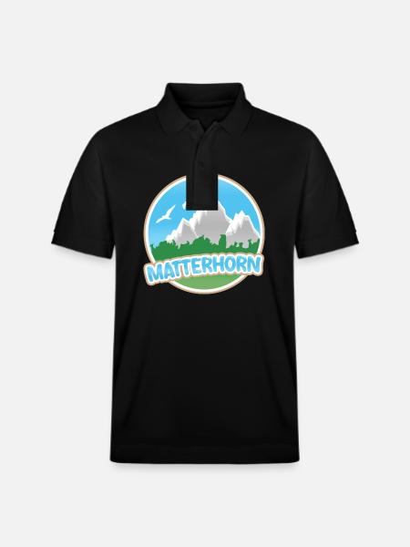 Matterhorn - Stanley/Stella Unisex Organic Polo Shirt PREPSTER - black