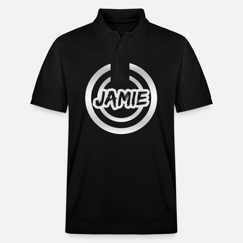 Geschenk Jamie - Stanley/Stella Unisex Bio-Poloshirt PREPSTER - Schwarz