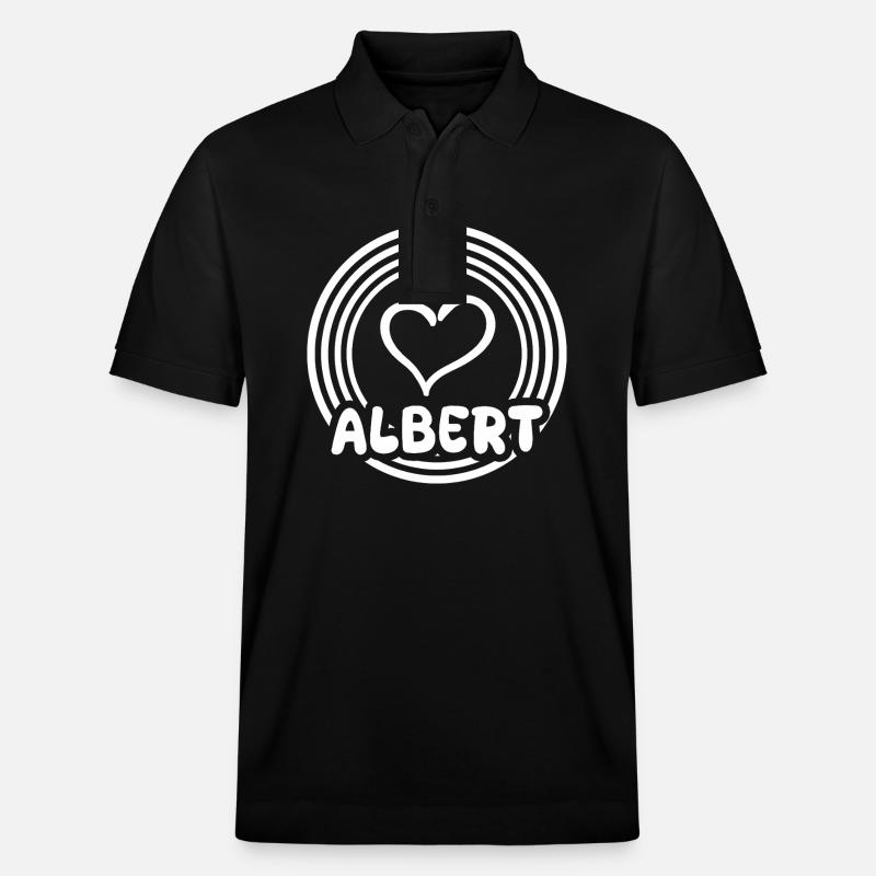 Geschenk für Albert - Stanley/Stella Unisex Bio-Poloshirt PREPSTER - Schwarz