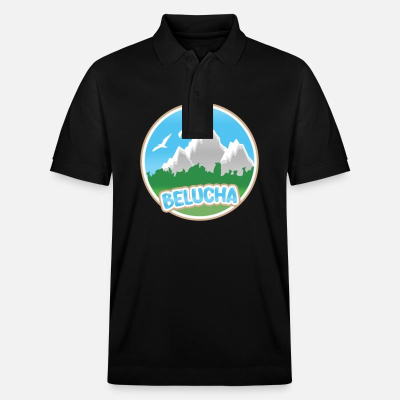 Geschenk für Belucha - Stanley/Stella Unisex Bio-Poloshirt PREPSTER - Schwarz