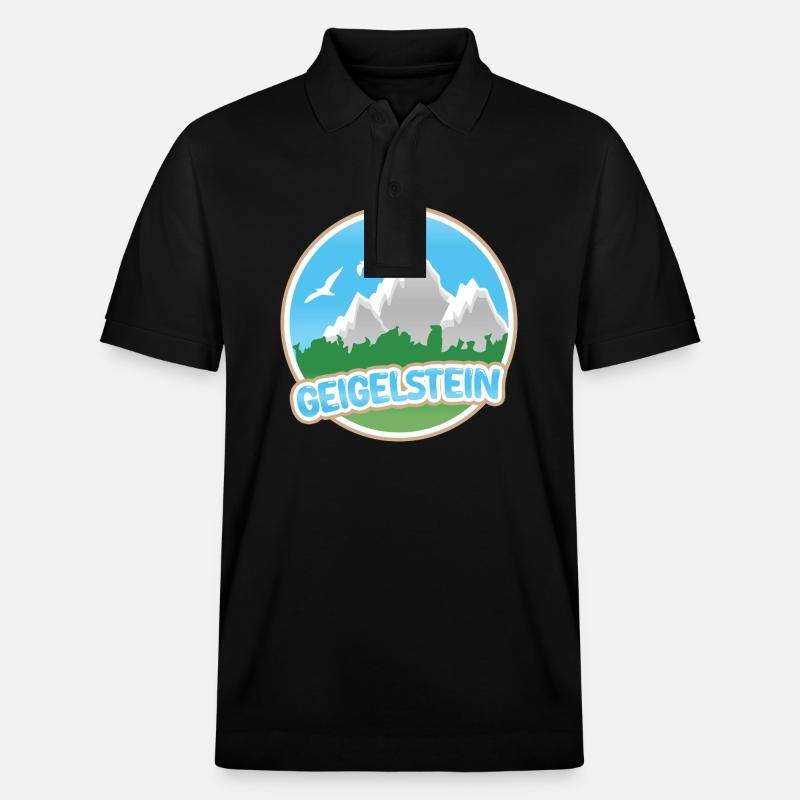 Geigelstein Geigelstein - Stanley/Stella Unisex Bio-Poloshirt PREPSTER - Schwarz