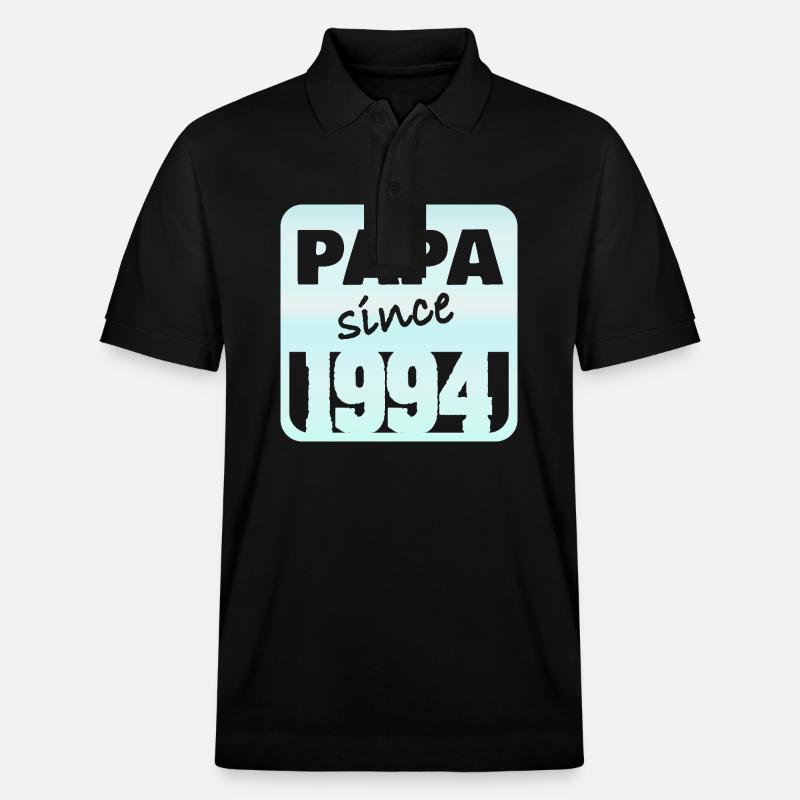 Dad 1994 - Stanley/Stella Unisex Bio-Poloshirt PREPSTER - Schwarz