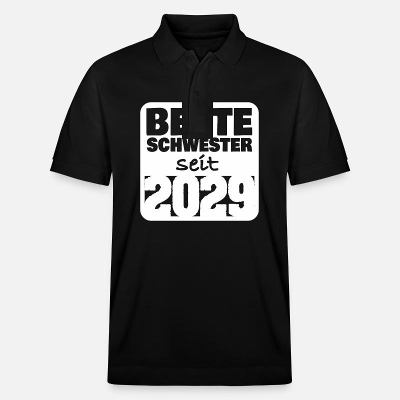 2029 - Stanley/Stella Unisex Bio-Poloshirt PREPSTER - Schwarz