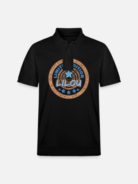 Lilou - Polo PREPSTER bio Stanley/Stella Unisexe - noir