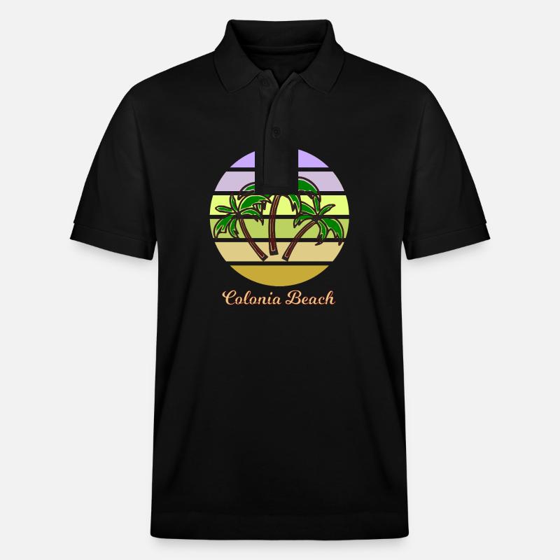 Der Strand von Köln - Stanley/Stella Unisex Bio-Poloshirt PREPSTER - Schwarz
