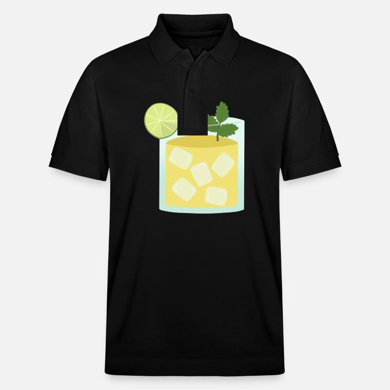 Moscow Mule Cocktail - Polo PREPSTER bio Stanley/Stella Unisexe - noir