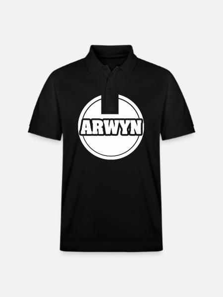 First name Arwyn - Stanley/Stella Unisex Organic Polo Shirt PREPSTER - black