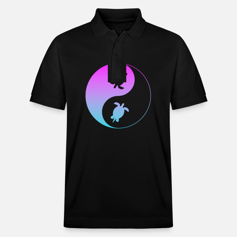 Schildkröte - Stanley/Stella Unisex Bio-Poloshirt PREPSTER - Schwarz