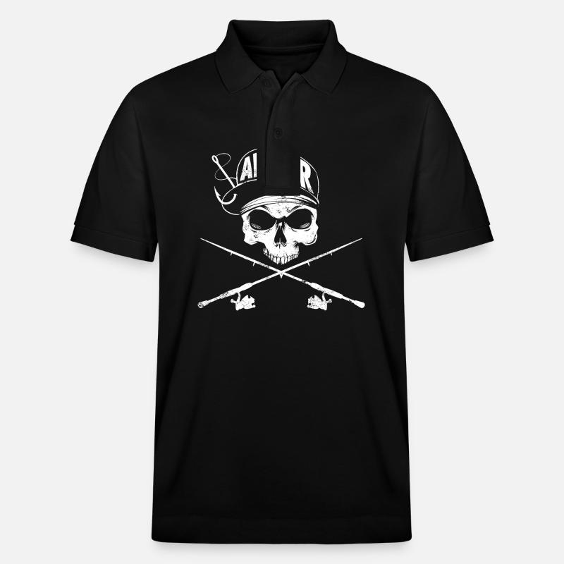 Angler - Stanley/Stella Unisex Bio-Poloshirt PREPSTER - Schwarz