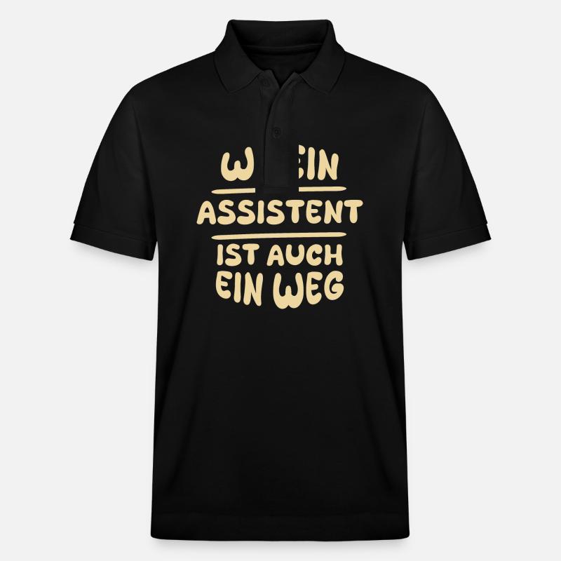 Assistent Assistent - Stanley/Stella Unisex Bio-Poloshirt PREPSTER - Schwarz