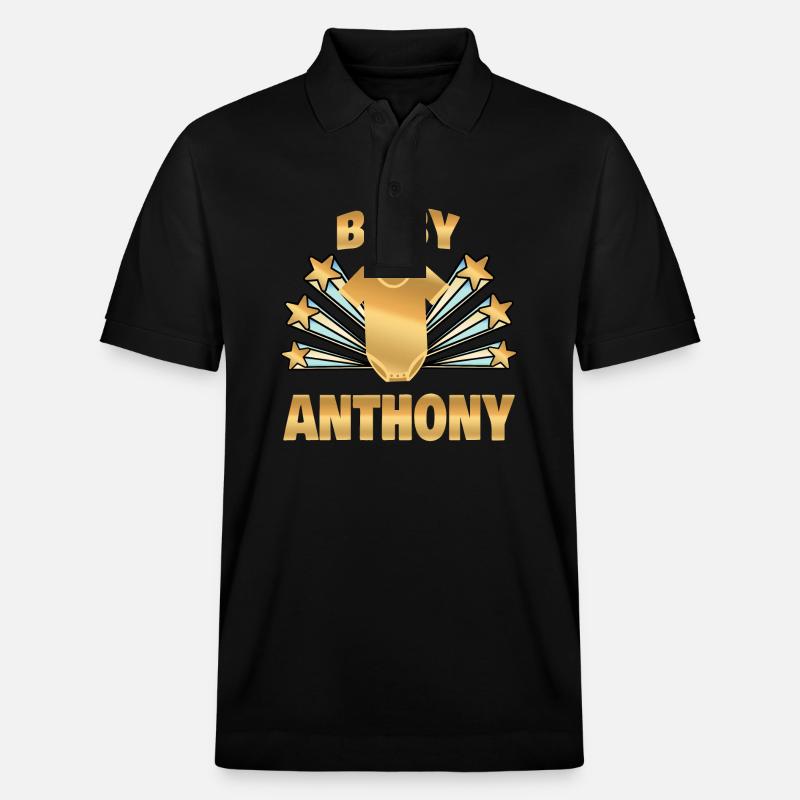 Anthony - Stanley/Stella Unisex Bio-Poloshirt PREPSTER - Schwarz