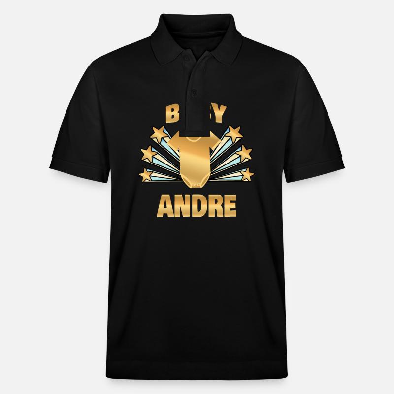 Andre - Polo PREPSTER bio Stanley/Stella Unisexe - noir