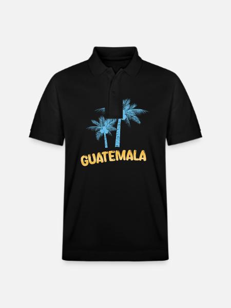 Guatemala Guatemala - Stanley/Stella Unisex Organic Polo Shirt PREPSTER - black