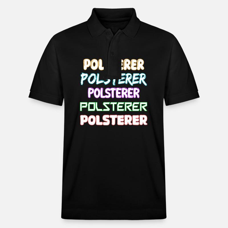 Métier de tapissier - Polo PREPSTER bio Stanley/Stella Unisexe - noir