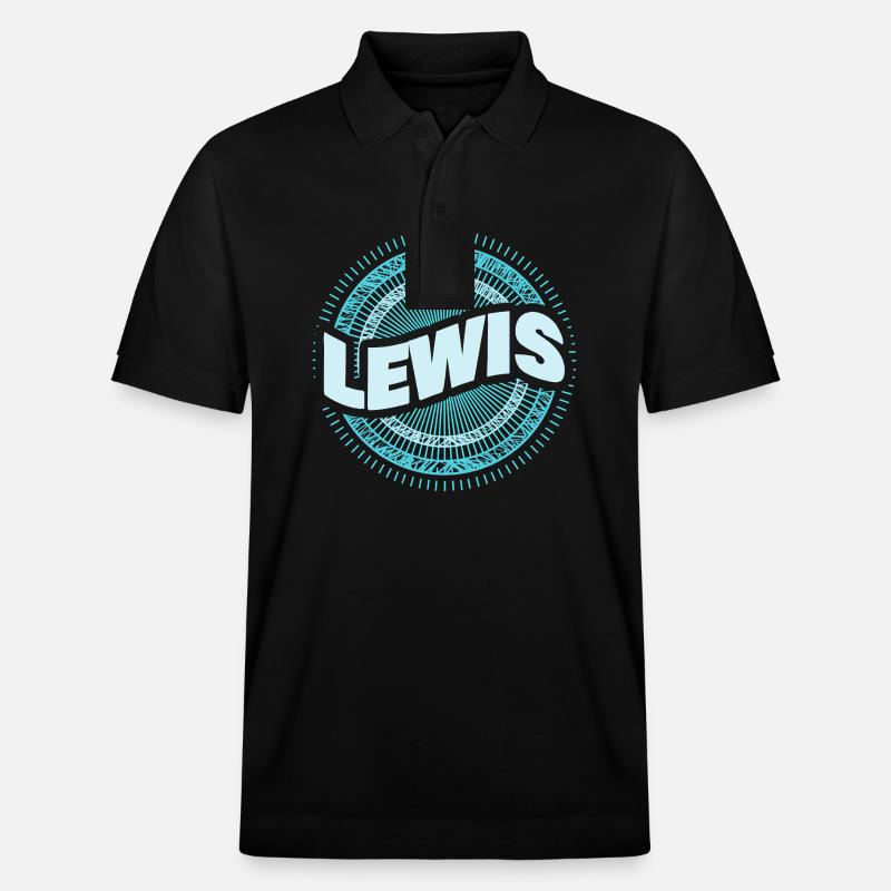 Lewis - Polo PREPSTER bio Stanley/Stella Unisexe - noir