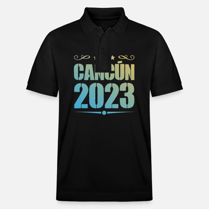 Cancun 2023 - Stanley/Stella Unisex Bio-Poloshirt PREPSTER - Schwarz