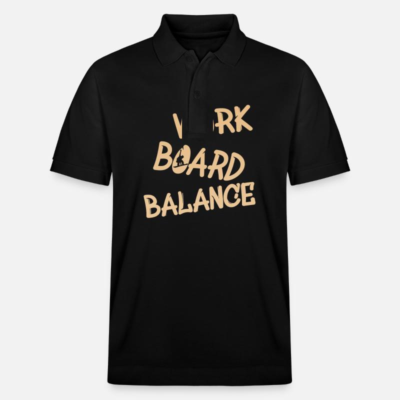 work board balance - Stanley/Stella Unisex Bio-Poloshirt PREPSTER - Schwarz