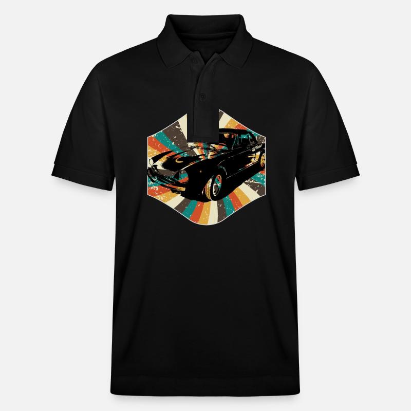 Oldtimer - Stanley/Stella Unisex Bio-Poloshirt PREPSTER - Schwarz