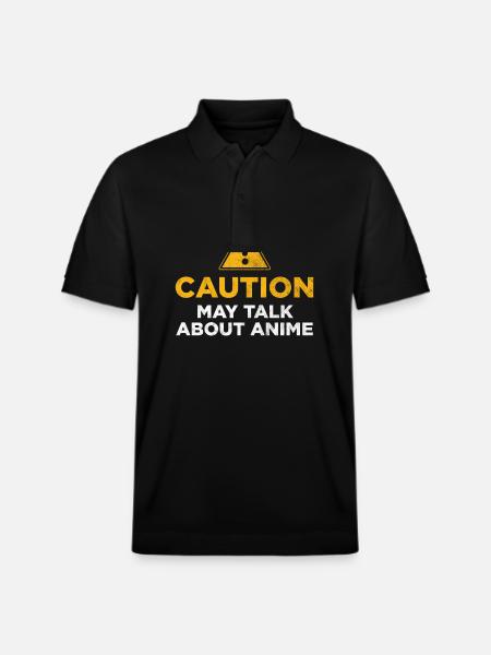 Attention peut parler d’anime - Polo PREPSTER bio Stanley/Stella Unisexe - noir