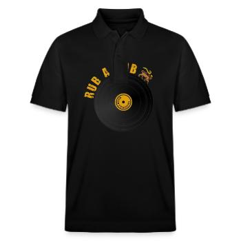 Roots Dub Reggae - Polo PREPSTER bio Stanley/Stella Unisexe - noir - Devant - Roxy (174cm) & Andy (188cm)