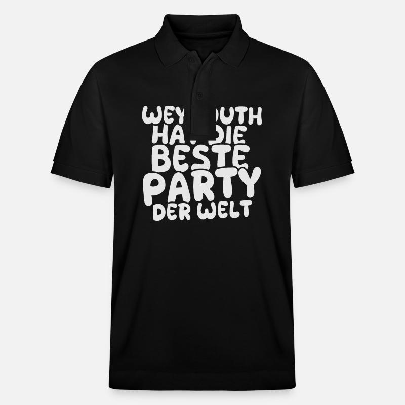 Destination de vacances Weymouth - Polo PREPSTER bio Stanley/Stella Unisexe - noir