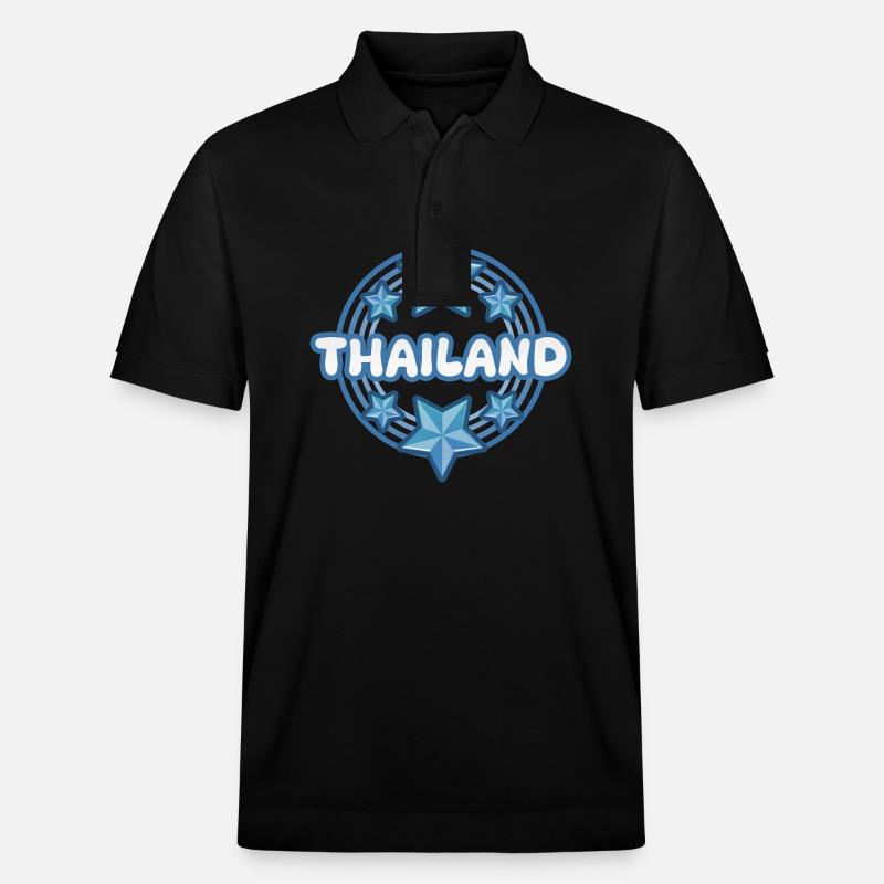 Thailand - Stanley/Stella Unisex Bio-Poloshirt PREPSTER - Schwarz