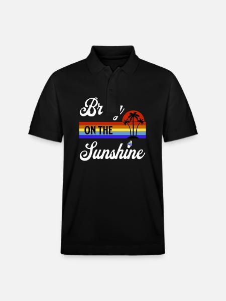 Bring on the Sunshine - Stanley/Stella Unisex Organic Polo Shirt PREPSTER - black