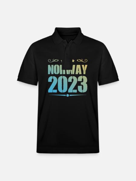 Norway 2023 - Stanley/Stella Unisex Organic Polo Shirt PREPSTER - black