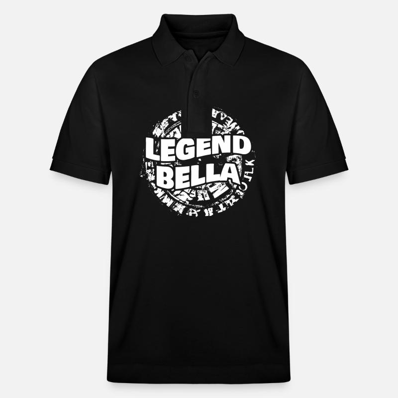 Frau Bella - Stanley/Stella Unisex Bio-Poloshirt PREPSTER - Schwarz