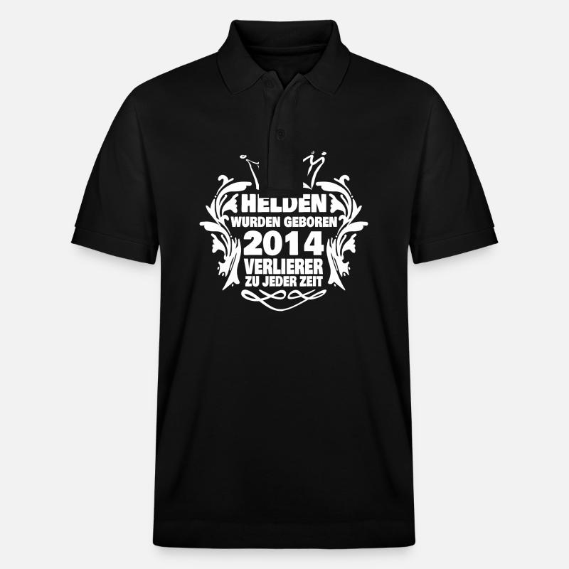 Helden 2014 - Stanley/Stella Unisex Bio-Poloshirt PREPSTER - Schwarz