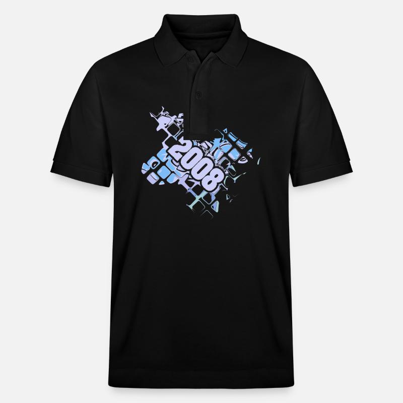 Ordinateur 2008 - Polo PREPSTER bio Stanley/Stella Unisexe - noir