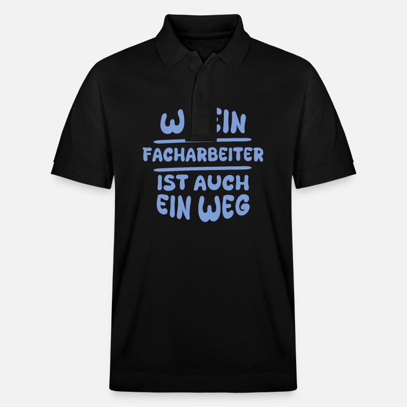 Facharbeiter als Facharbeiter - Stanley/Stella Unisex Bio-Poloshirt PREPSTER - Schwarz