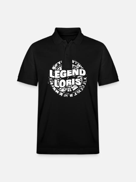 Geschenk für Loris - Stanley/Stella Unisex Bio-Poloshirt PREPSTER - Schwarz