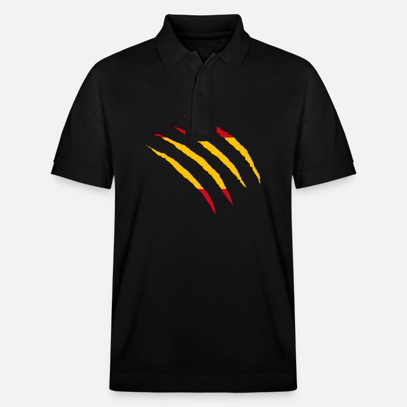 España Spain Spanien - Stanley/Stella Unisex Bio-Poloshirt PREPSTER - Schwarz